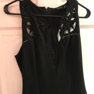 Black mini dress